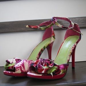 Stunning floral heels